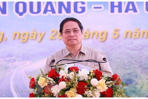 Khởi công tuyến cao tốc 10.000 tỷ nối Tuyên Quang - Hà Giang